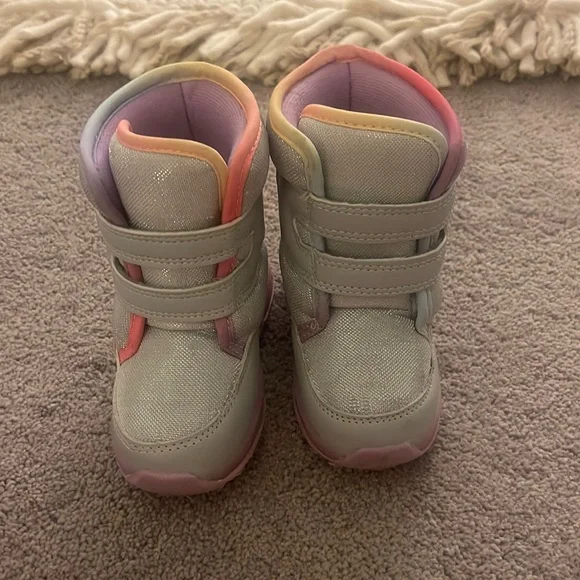 Carter's Shoes Carters Rainbow Light Up Snow Boots Poshmark